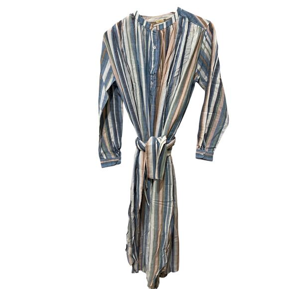 Matta Multicolor Striped Midi Dress - Picture 7 of 8